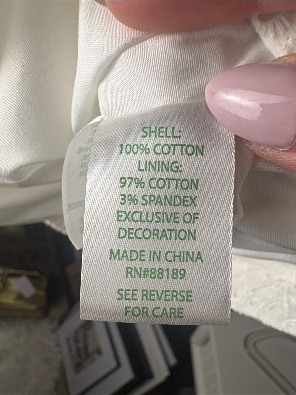 Lilly Pulitzer Daniela Crisp White Eyelet Puff Sleeve Mini Dress EUC Size 8 - Picture 10 of 17